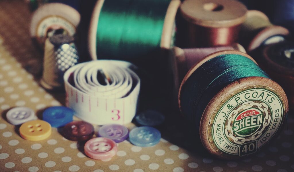 Sewing Kit Close-up Photography